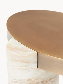 Lampada da tavolo a LED con base in marmo Eske