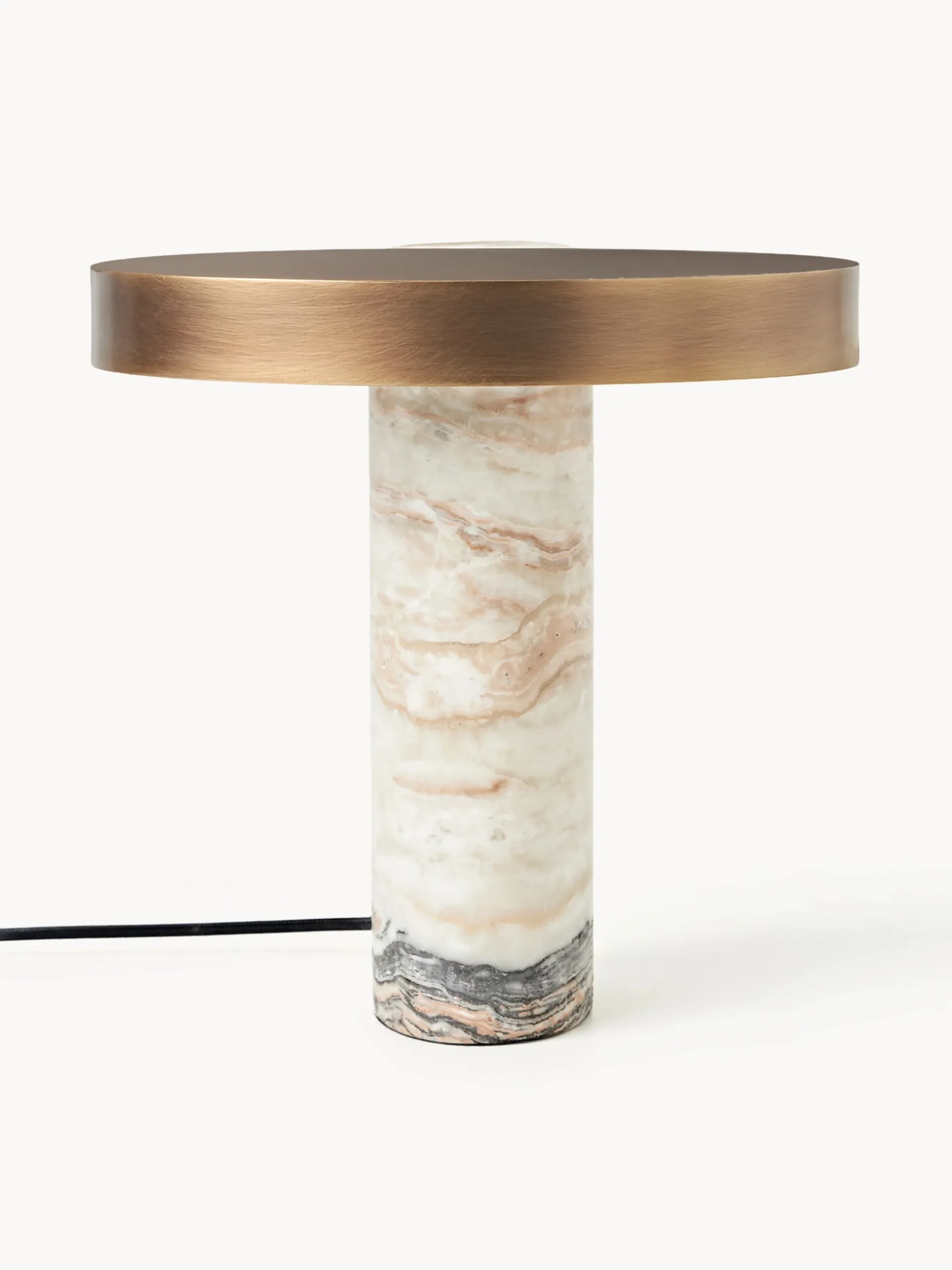 Lampada da tavolo a LED con base in marmo Eske