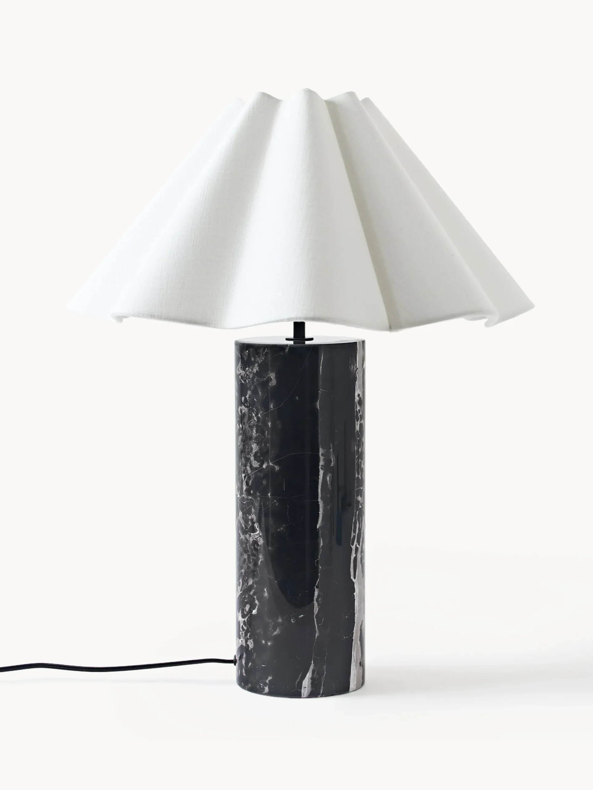 Lampada da tavolo a LED con luce regolabile e base in marmo Arya