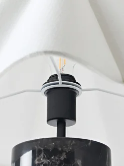 Lampada da tavolo a LED con luce regolabile e base in marmo Arya