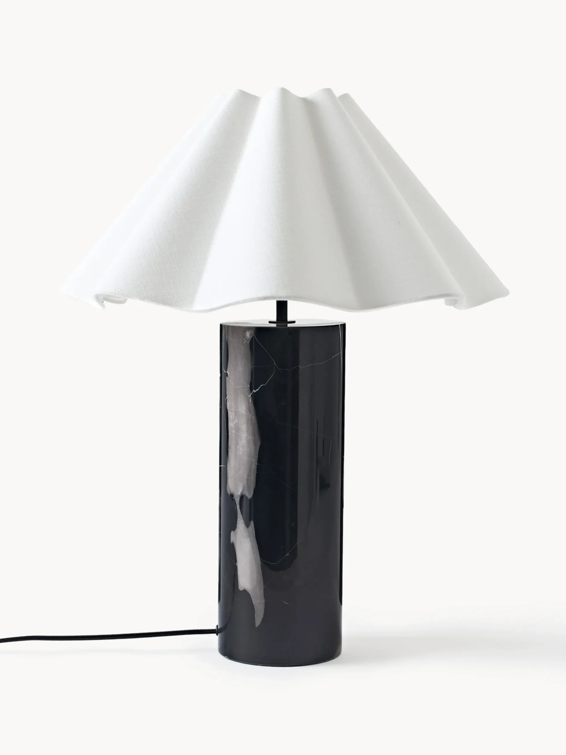 Lampada da tavolo a LED con luce regolabile e base in marmo Arya