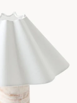 Lampada da tavolo a LED con luce regolabile e base in marmo Arya
