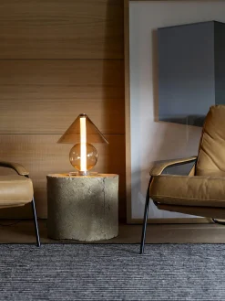 Lampada da tavolo a LED in vetro soffiato con luce regolabile Fragile