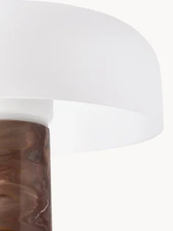 Lampada da tavolo con base in marmo Carla