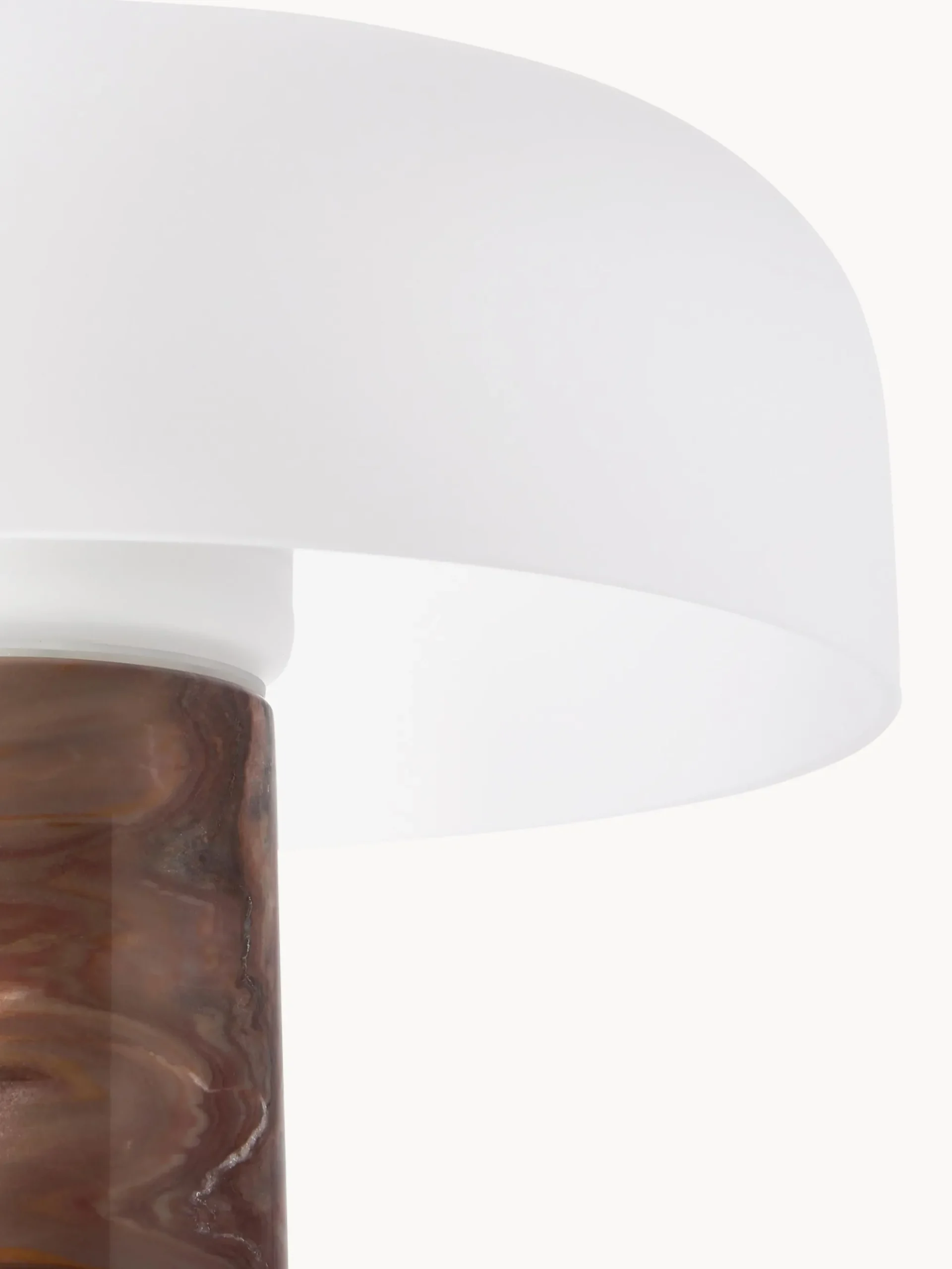 Lampada da tavolo con base in marmo Carla