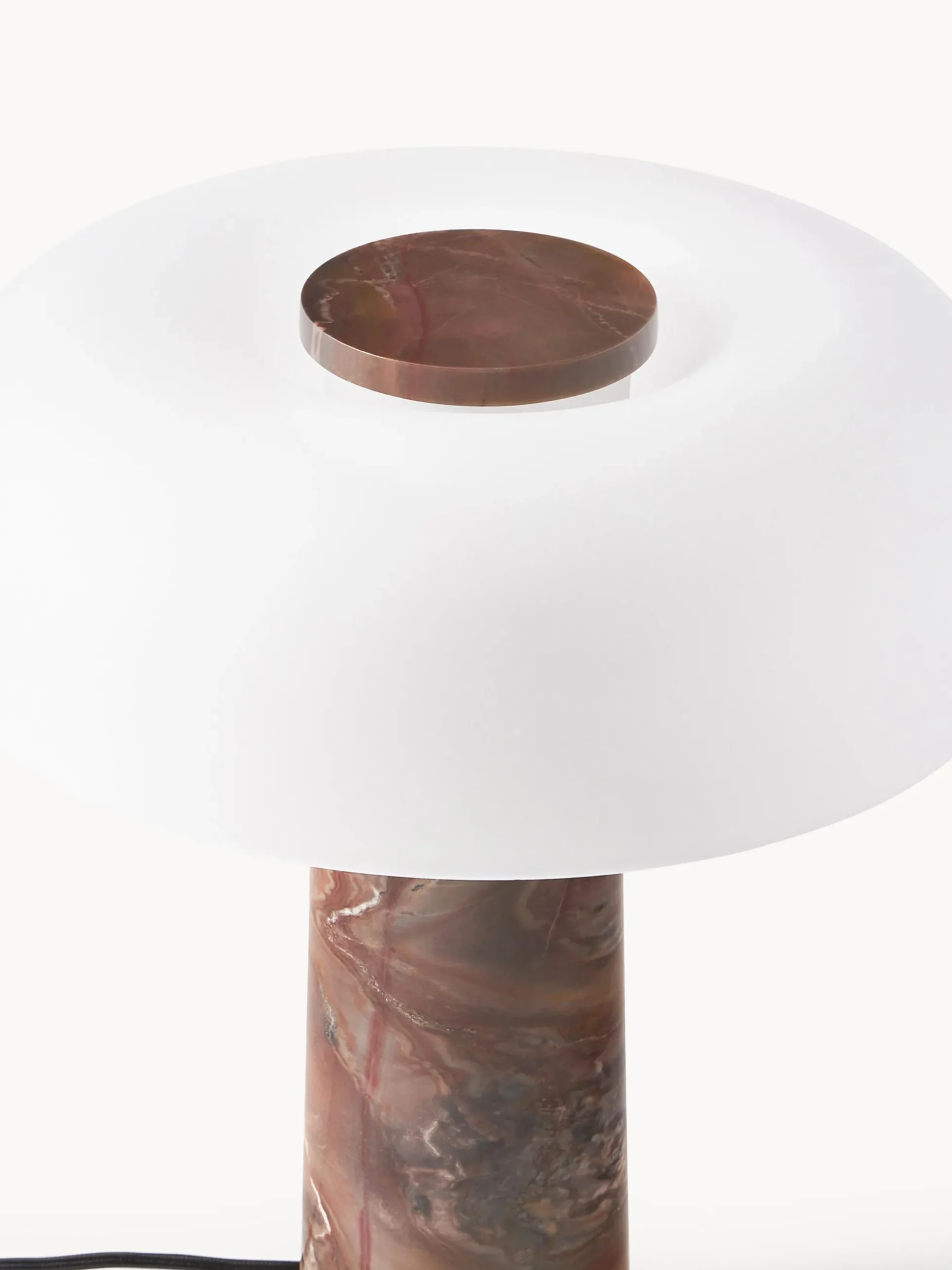 Lampada da tavolo con base in marmo Carla