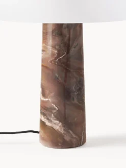 Lampada da tavolo con base in marmo Carla