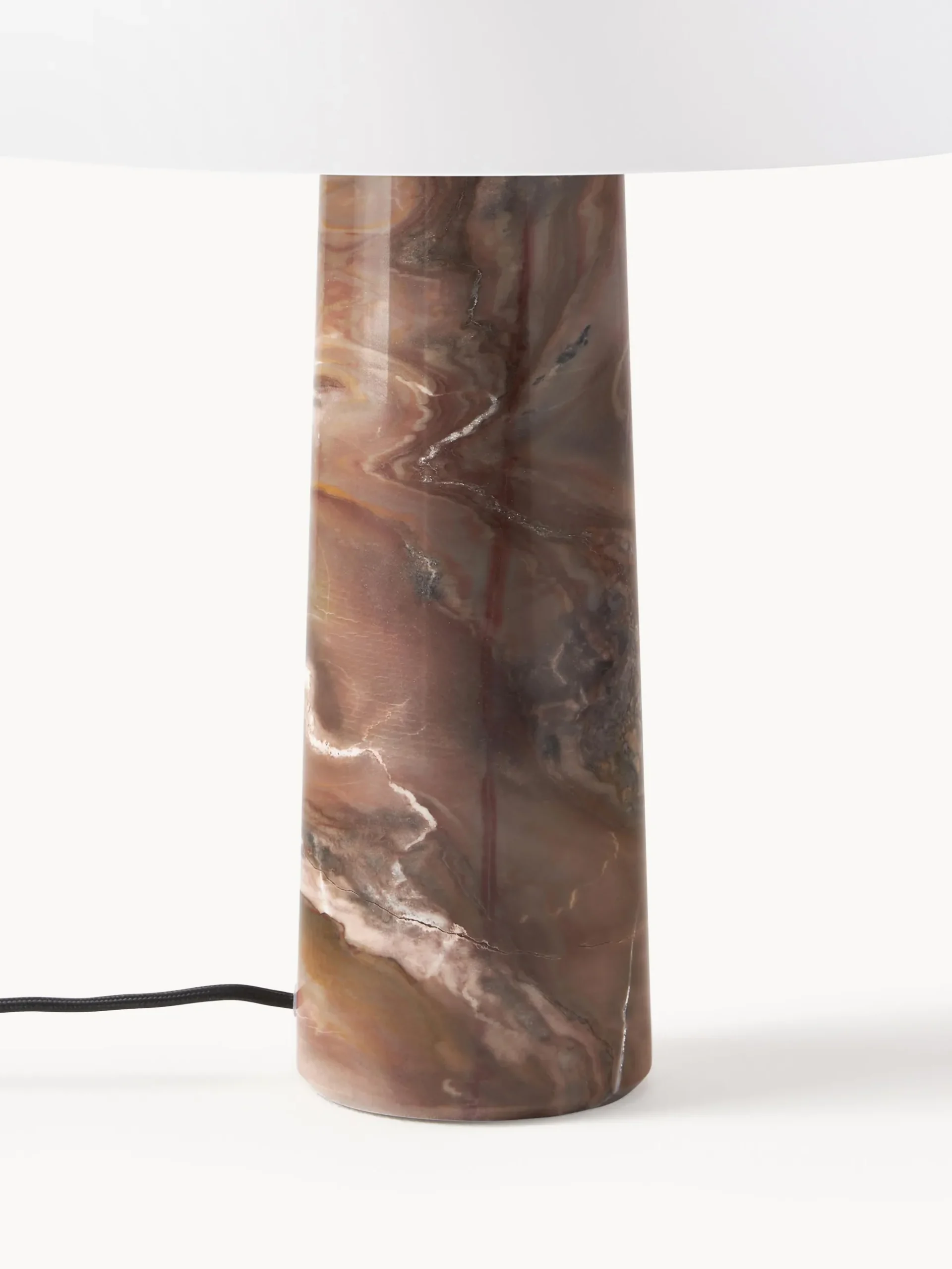 Lampada da tavolo con base in marmo Carla