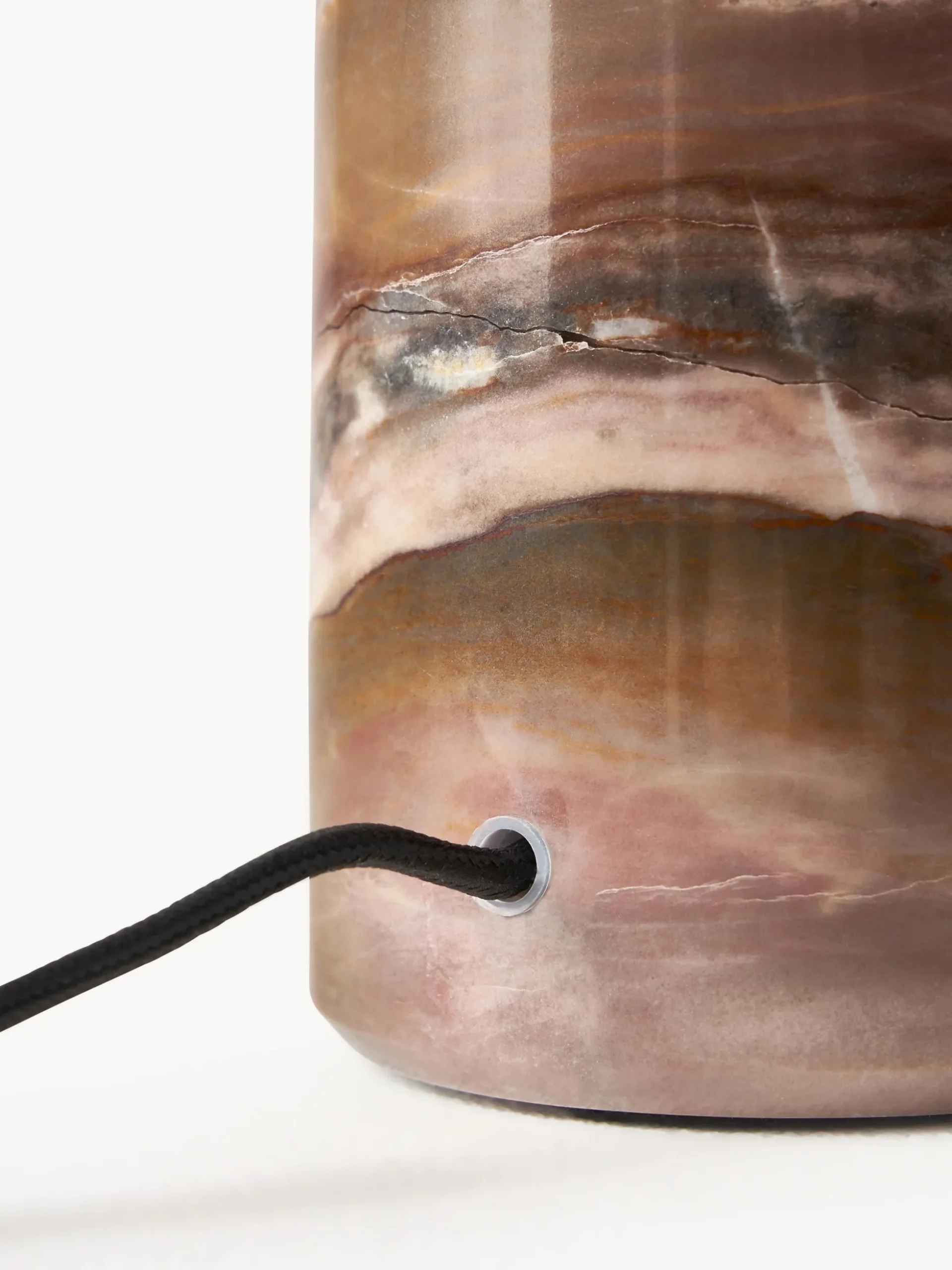 Lampada da tavolo con base in marmo Carla
