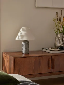 Lampada da tavolo con base in marmo Gia
