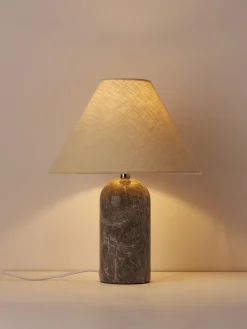 Lampada da tavolo con base in marmo Gia