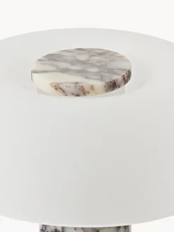 Lampada da tavolo con base in marmo Calcatta viola Carla