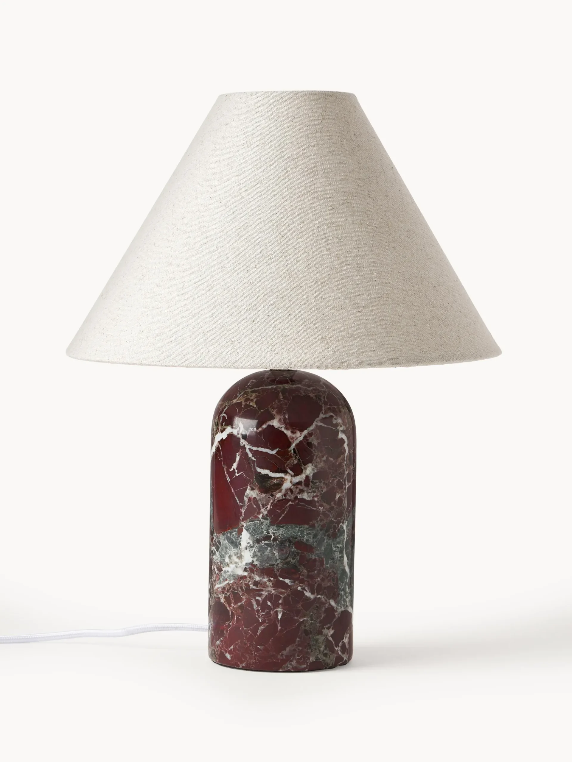 Lampada da tavolo con base in marmo Gia