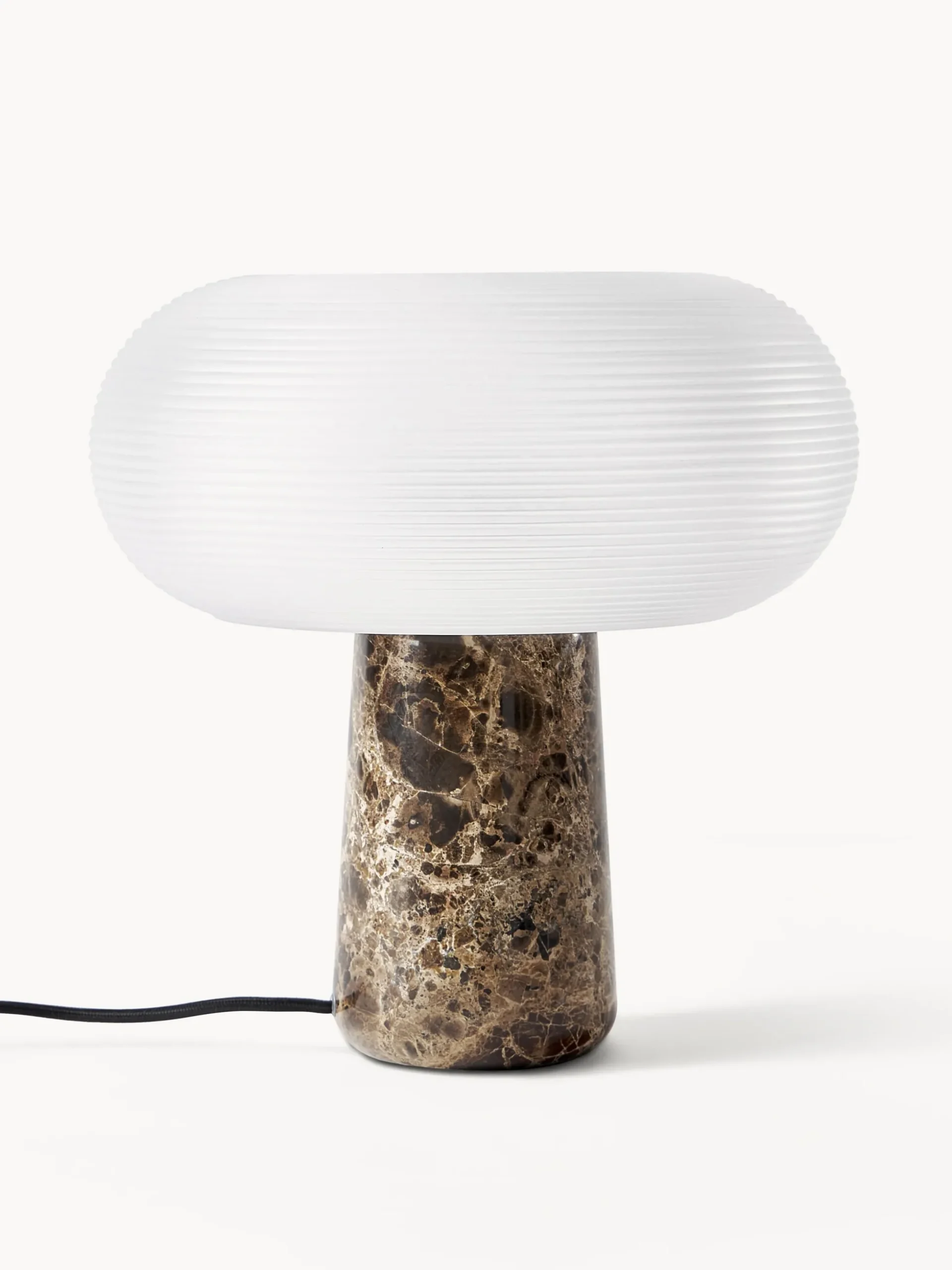 Lampada da tavolo con base in marmo Mariella