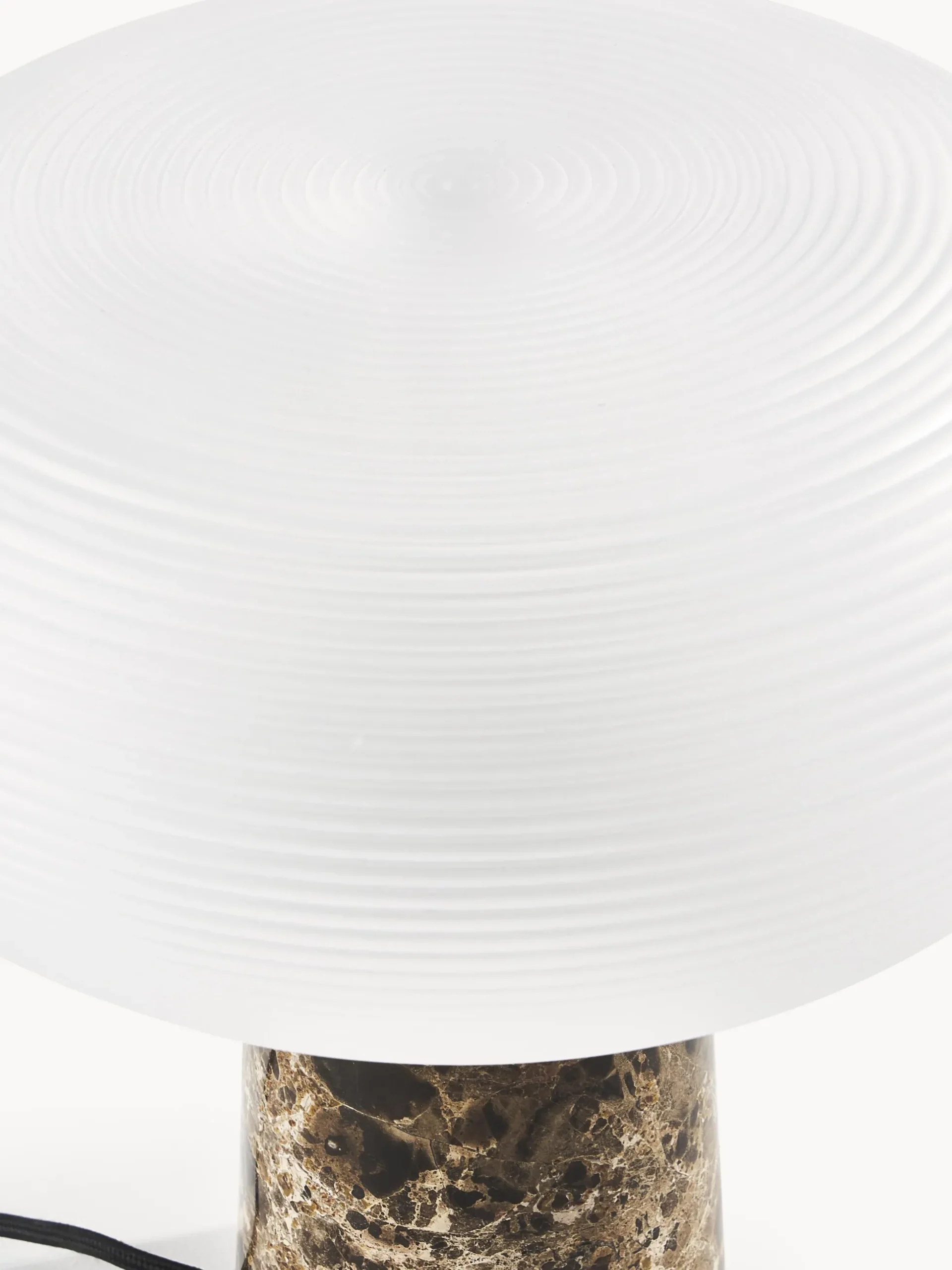 Lampada da tavolo con base in marmo Mariella