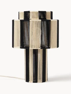 Lampada da tavolo con fili di lino Lace