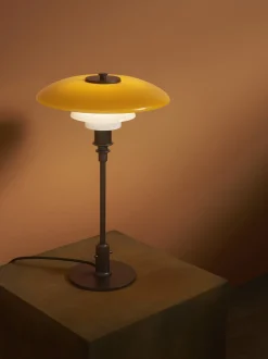Lampada da tavolo grande in vetro soffiato PH 3/2