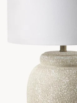 Lampada da tavolo grande con base in ceramica Bodhi