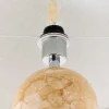 Lampada da tavolo grande con base in marmo Gia