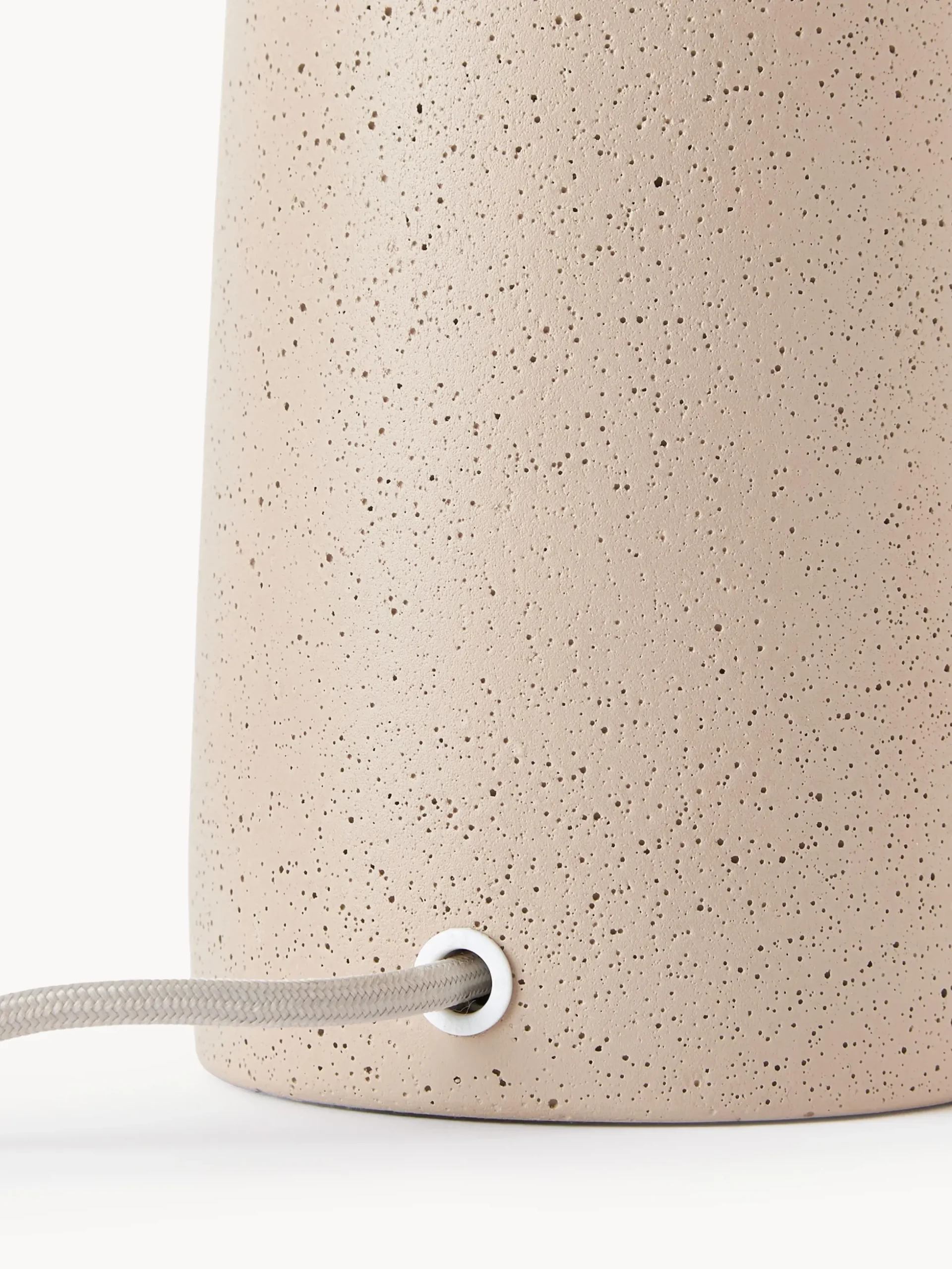 Lampada da tavolo grande con base in cemento Kaya