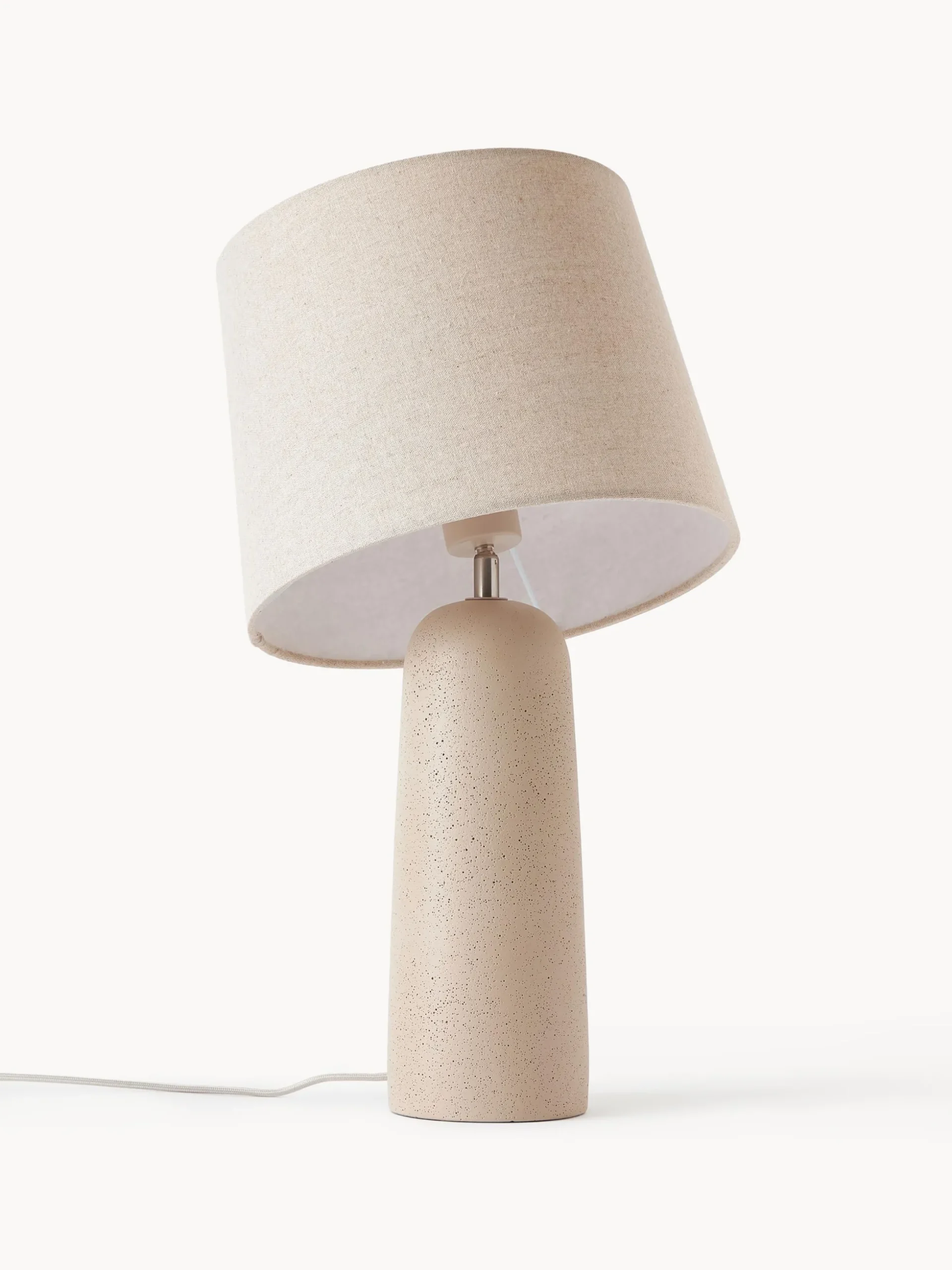 Lampada da tavolo grande con base in cemento Kaya