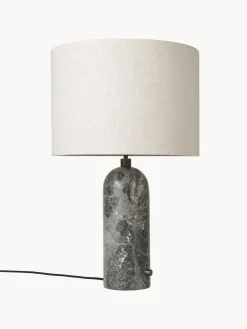 Lampada da tavolo grande con luce regolabile e base in marmo Gravity, varie misure