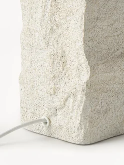 Lampada da tavolo grande con base in cemento Kiri