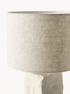 Lampada da tavolo grande con base in cemento Kiri