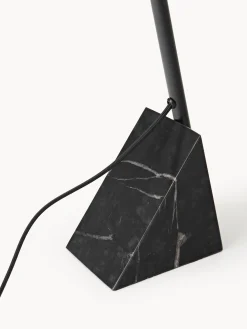 Lampada da tavolo grande con base in marmo Reyna