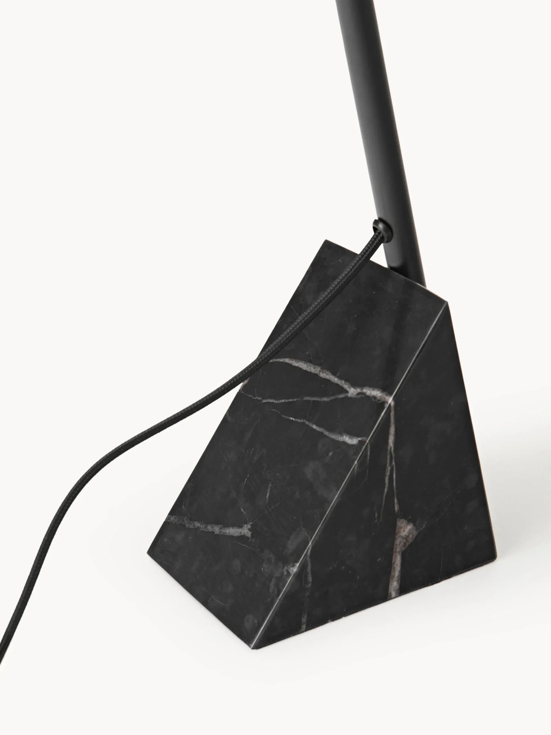 Lampada da tavolo grande con base in marmo Reyna