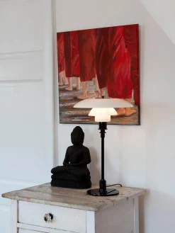Lampada da tavolo grande in vetro soffiato PH 3/2