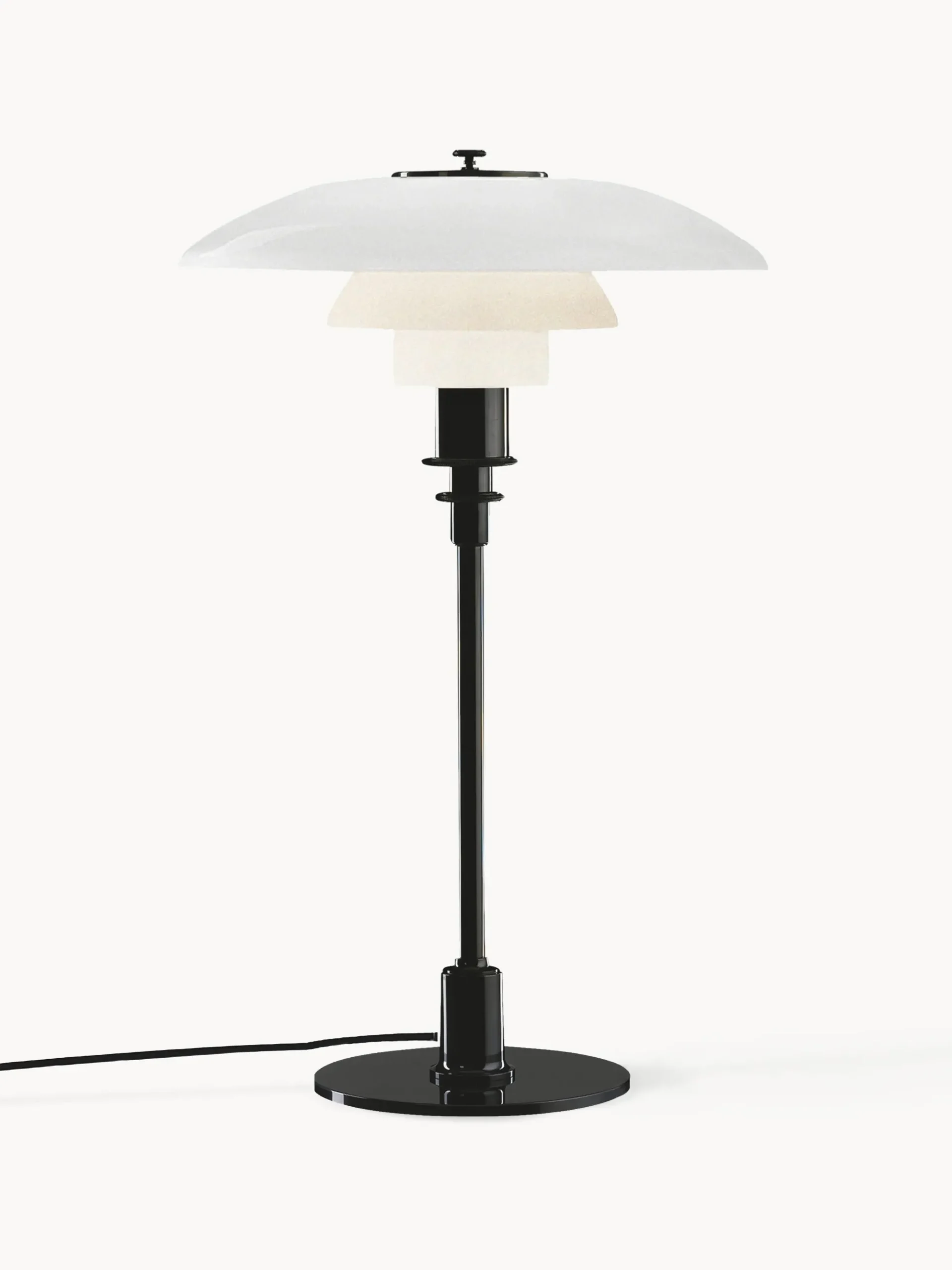 Lampada da tavolo grande in vetro soffiato PH 3/2