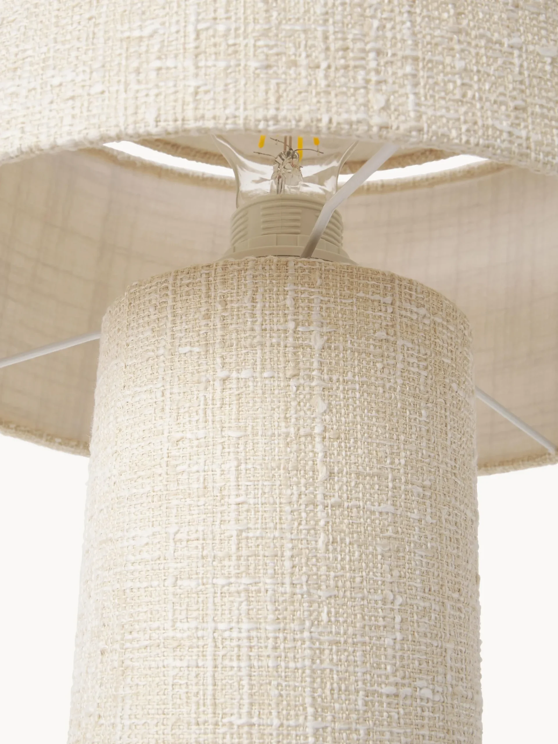 Lampada da tavolo in bouclé Ron