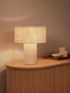 Lampada da tavolo in bouclé Ron