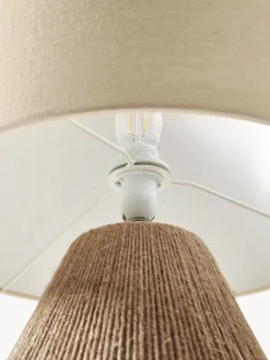 Lampada da tavolo in iuta Cecillia