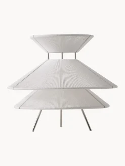 Lampada da tavolo in lino con luce regolabile Kiku
