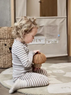 Lampada da tavolo in rattan fatta a mano Mushroom