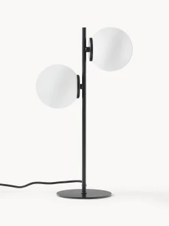Lampada da tavolo in vetro opale Atlanta
