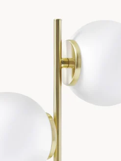 Lampada da tavolo in vetro opale Atlanta