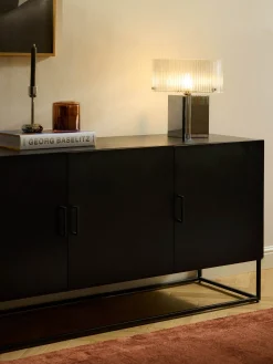 Lampada da tavolo in vetro millerighe Emmi