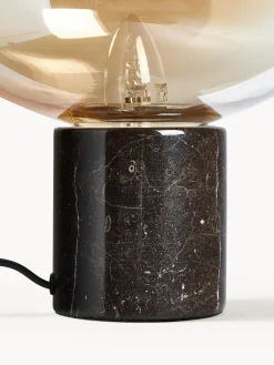 Lampada da tavolo piccola con base in marmo Alma