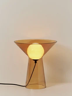 Lampada da tavolo piccola in vetro Marley
