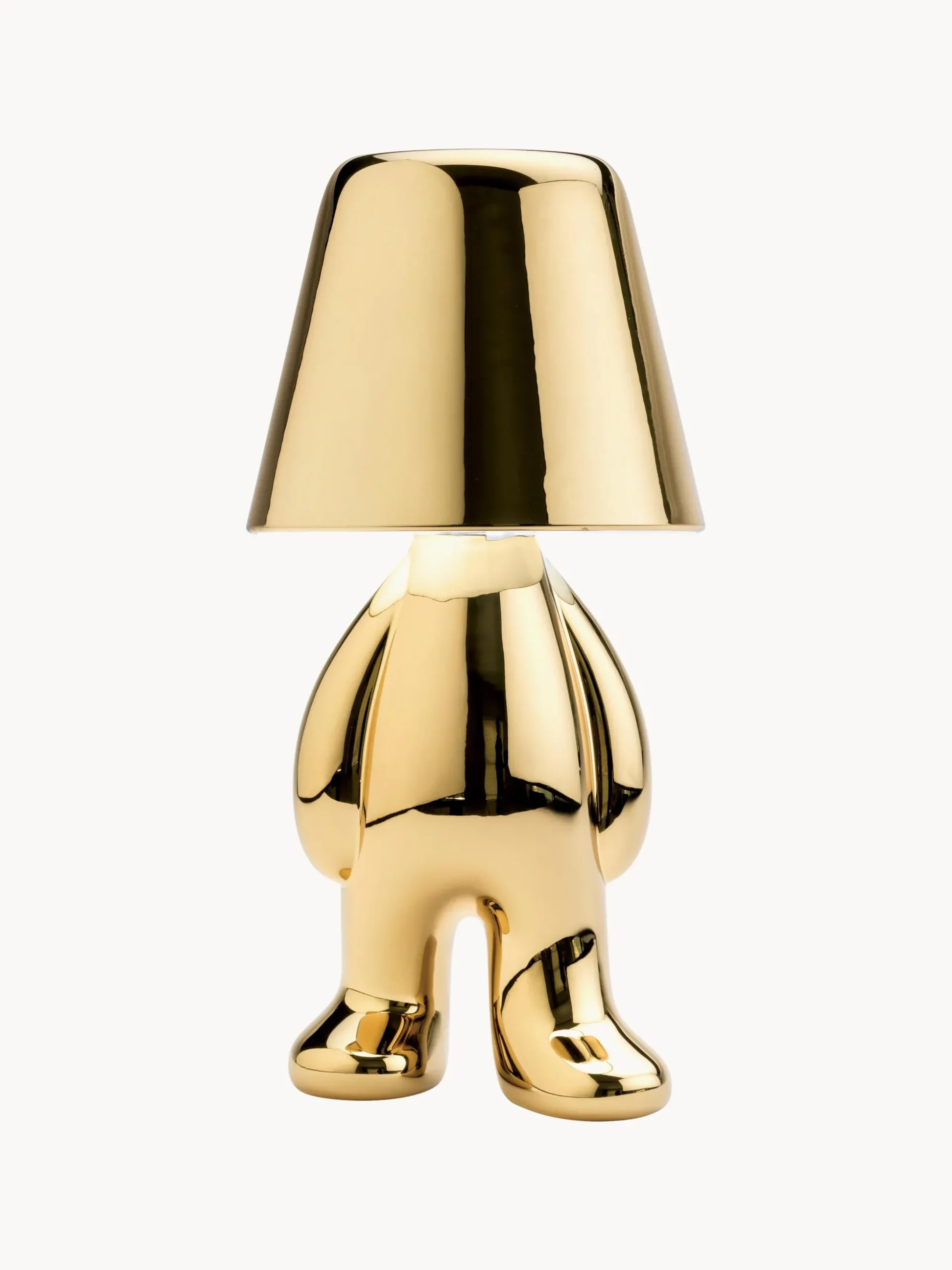 Lampada da tavolo piccola portatile a LED con luce regolabile Golden Brothers Tom