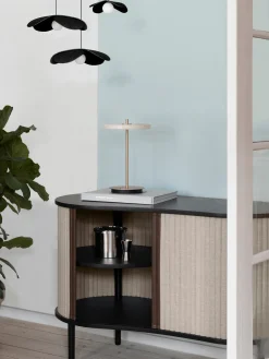 Lampada da tavolo piccola portatile a LED con luce regolabile Asteria Move