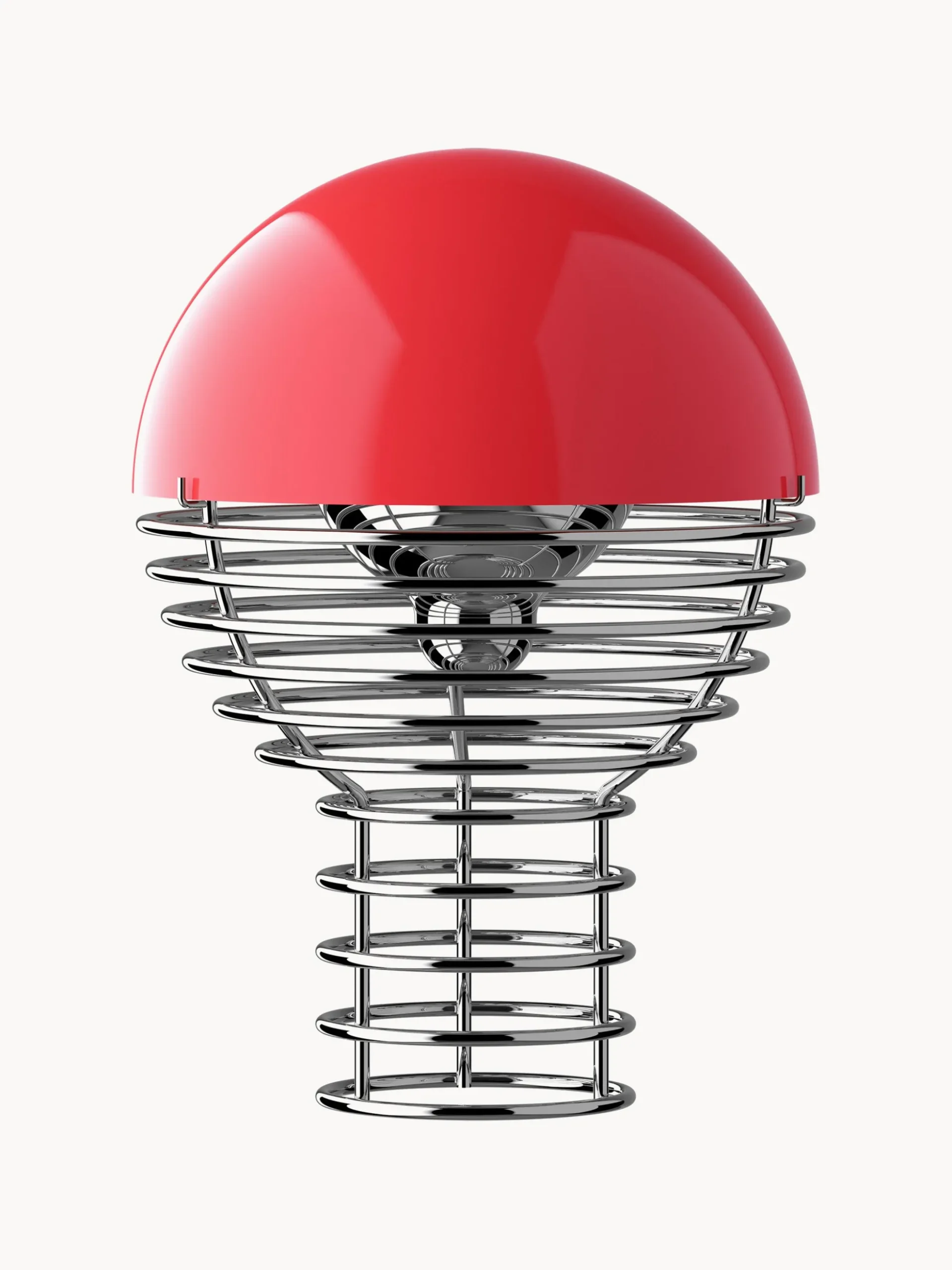 Lampada da tavolo piccola portatile a LED con luce regolabile Wire, Design Verner Panton