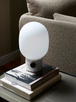 Lampada da tavolo piccola con luce regolabile JWDA, alt. 32 cm