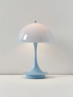 Lampada da tavolo piccola portatile a LED Panthella 160, design Verner Panton