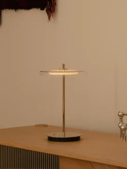 Lampada da tavolo piccola portatile a LED con luce regolabile Asteria Move