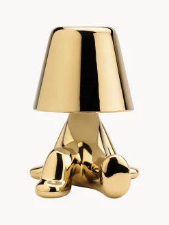 Lampada da tavolo piccola portatile a LED con luce regolabile Golden Brothers Bob
