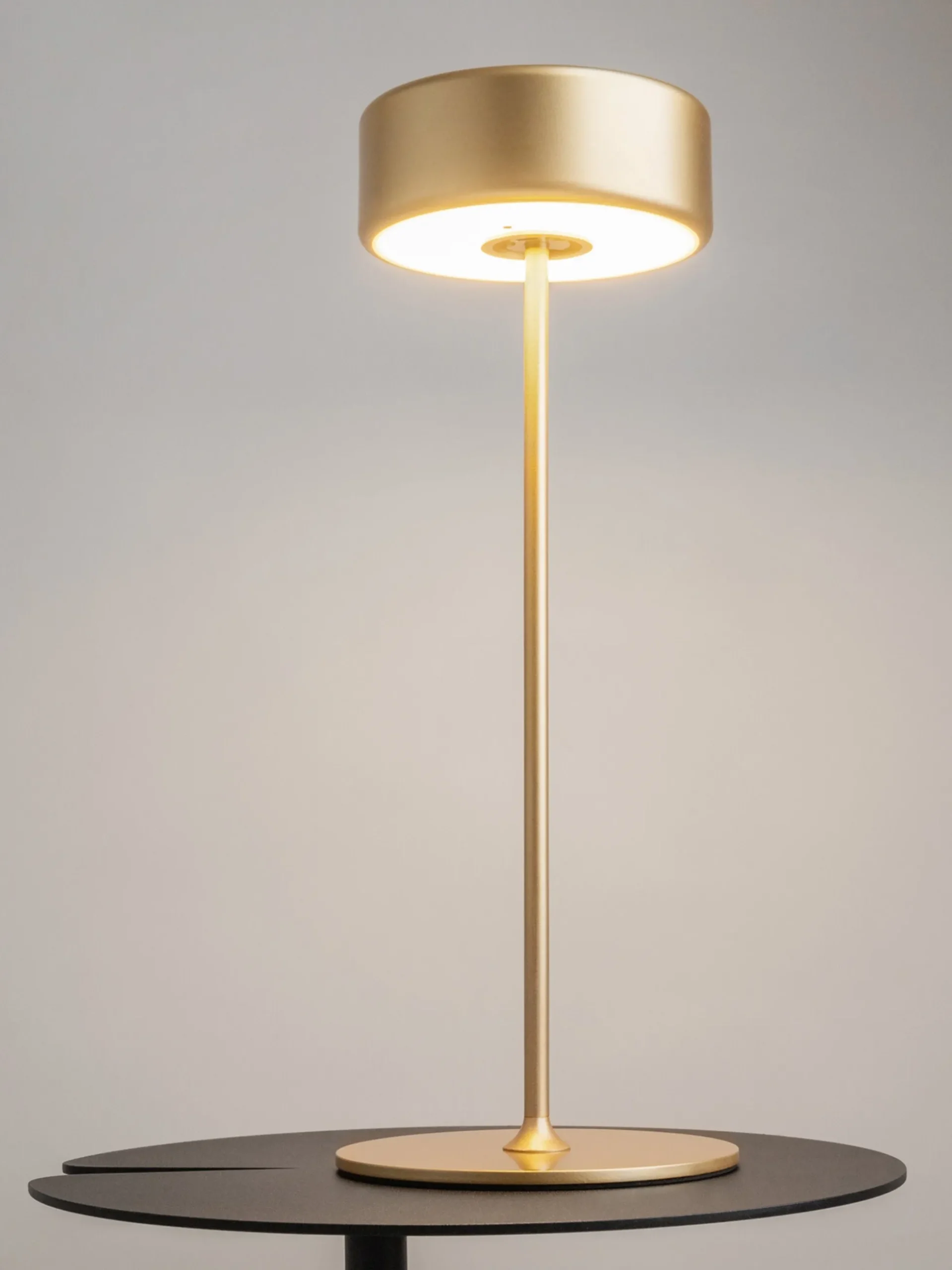 Lampada da tavolo piccola in metallo a LED dimmerabile AI Collaboration